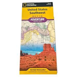 National Geographic United States Southwest Adventure Travel Map